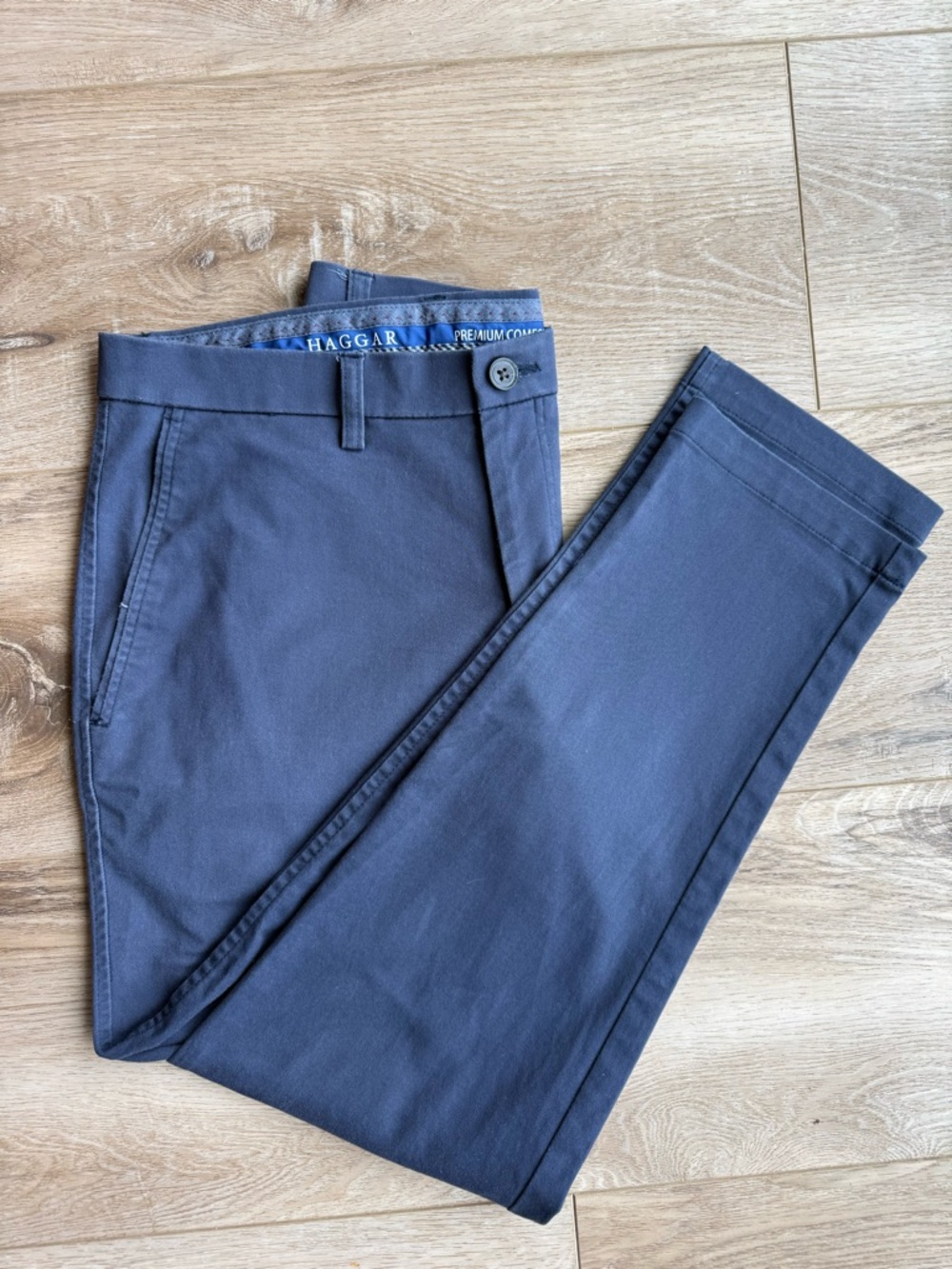 Haggar Men's Dark Navy Chinos